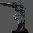 14.png BERSERK GUTS SKULL BERSERKER FANTASY ANIME SWORD CHARACTER 3D PRINT MODEL