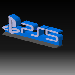AAAAAAAAAAAAAAAAAAAAAA.png STL-Datei PS5 PlayStation Logo Stand Sign Deco herunterladen • Objekt zum 3D-Drucken, DRE-3D-FREPS-DESIGN