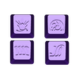 Harbor, Flat keycap, profile inwards, angle (Mihovec Design).stl Harbor Keycaps Valorant (Multiple Designs - Variations) Bundle