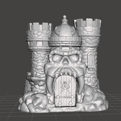 castlegrayskull1.jpg Archivo 3D CASTILLO GRAYSKULL MOTU MODELO FANTASÍA・Modelo para descargar e imprimir en 3D, 3DScanWorld