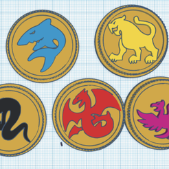 Megaforcesymbols.png Power Rangers Megaforce/Tensou Sentai Goseiger Symbols Coins