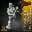 Cultist-Reagan-D.jpg The Iron Fists - Cultists of Kane - Set of 11 (32mm scale, Pre-supported miniature)