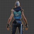 jett back.JPG Jett Valorant Low Poly