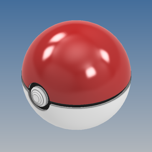 Pokeball 3D model