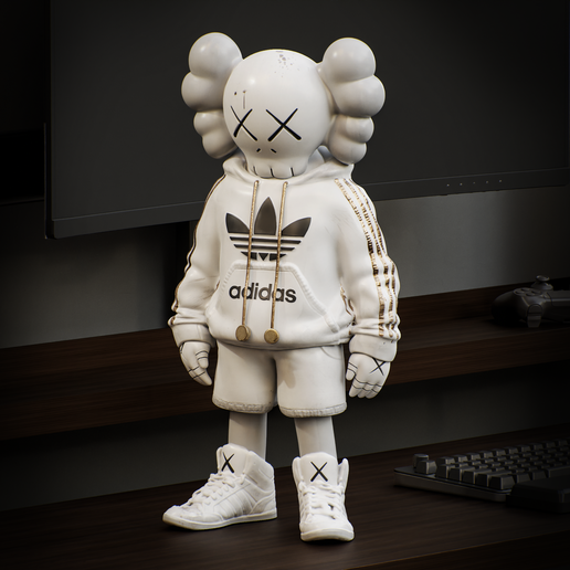 kaws_adidas6.png Kaws Adidas Adidas Urban Junior - "No Pain no Gain" - Unique Design -