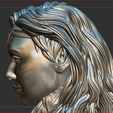 3.png Head sculpt of Gal Gadot Wonder Woman Justice League for articulated action figures.