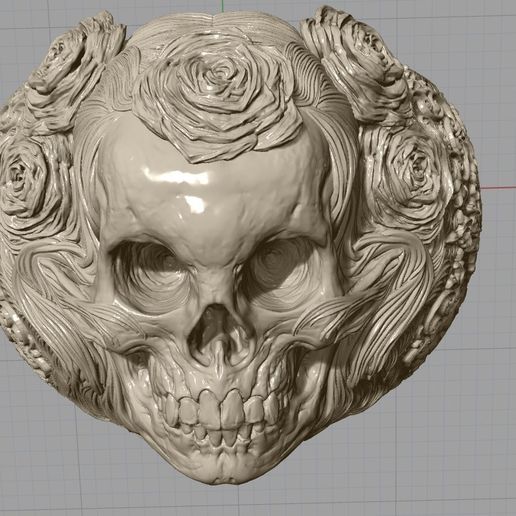 Screenshot_22.jpg Skull ring jewelry skeleton ring 3D print model