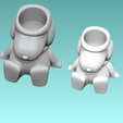 Captura de pantalla (91).png 3D file Snoopy House- flower pot/Pen Holder・Model to download and 3D print