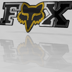 logo-fox.png 3MF file fox logo・3D printing design to download, mauriciomartin