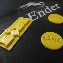 din.jpg Free STL file lidl COIN / KEYRING・3D printing design to download