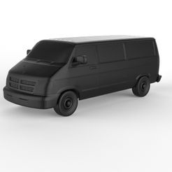 Dodge-Ram-Van-PassengerVan-1994.jpg 3D file Dodge Ram Van PassengerVan 1994 (PRE-SUPPORTED)・Model to download and 3D print