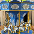 IMG_6671-FACEBOOK.jpg 3D-Datei CAROUSEL Lampe mit mechanischem Uhrwerk・Design für 3D-Drucker zum herunterladen