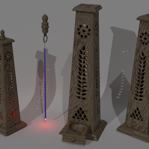 Incense holder 3D model