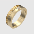 rotating_50.png Intricate Greek Key Band Ring 3D print