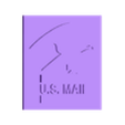 US Mailsign.stl U.S Mail Eagle sign