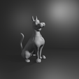 sdoo4.png STL file Scooby Doo - Print in place + phone stand pose・Design to download and 3D print