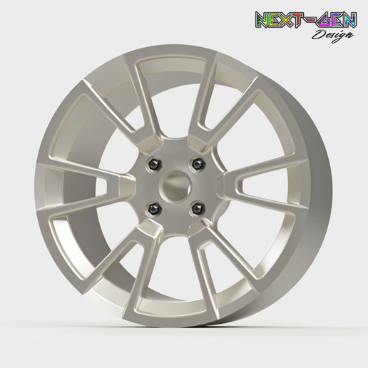 3.png Next-Gen Felge - Lotus Elise OEM - Echte Felgen für Scale-Modellautos (STL-Dateien)