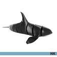 NK FLEXI ARTICULATED SHARK, ORCA, STURGEON, DOLPHIN, WHALE, COLLECTION