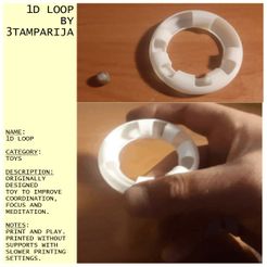 1DLoop_Card.jpg STL file 1DLoop・3D print object to download