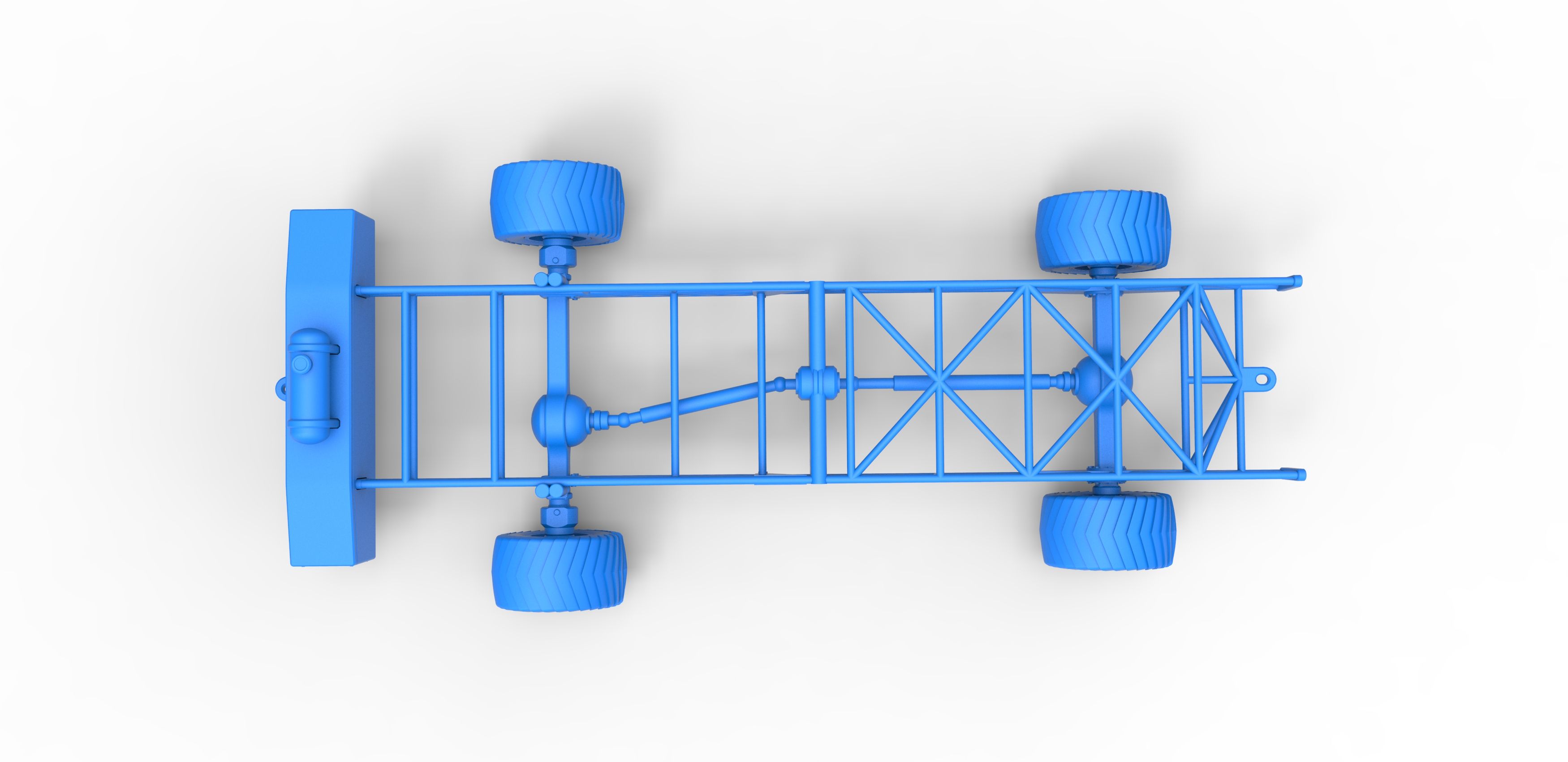 58.jpg Fichier 3D Châssis de camion de traction à quatre roues motrices Échelle 1:25・Plan à imprimer en 3D à télécharger, CosplayItemsRock
