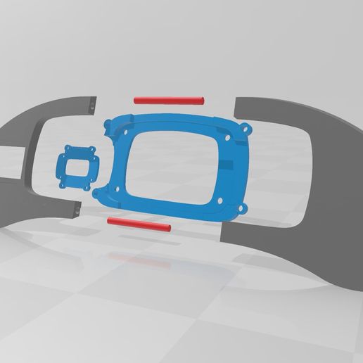 Corsa table top with Fueltech ft550 bracket 3D model