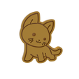 Cat v2.png Cute Cat Cookie Cutter