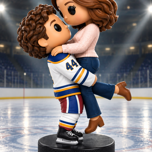 Garrett & Hannah – The Deal | Off-Campus Book Couple | 3D Printable Figure