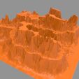 untitled.102.jpg STL file Mountain Terrain Landscape 2・Design to download and 3D print