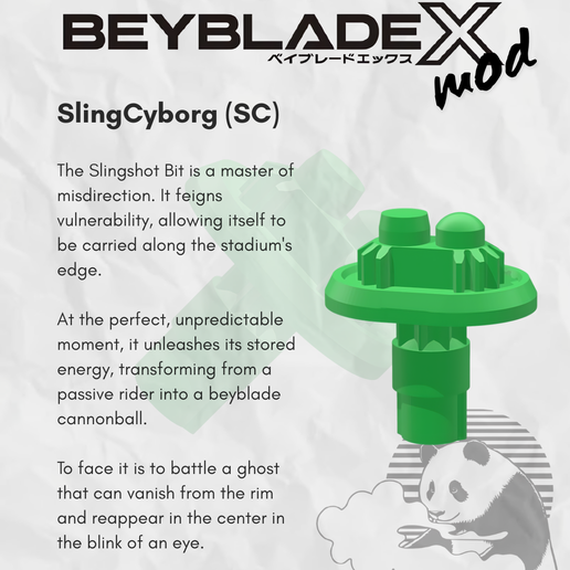 Beyblade-Bits-1.png Beyblade X Bit Mod Sling Cyborg SC
