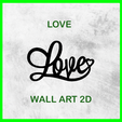 LOVE WALL ART 2D LOVE WALL ART 2D 02