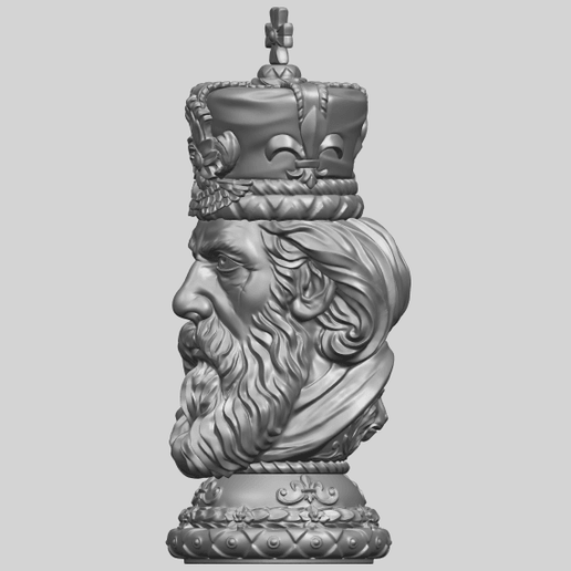06_TDA0254_Chess-The_KingA03.png Download free file Chess-The King • Design to 3D print, GeorgesNikkei