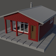 vivienda-ladrillo-02.png Basic one-story house in N scale