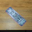 DSC01770.jpg Celtic Knot Rabbit Bookmark (Hueforge)