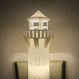 KERR STREET Cute 3D Nightlight Lighthouse for Nurseries and Childrens's Rooms