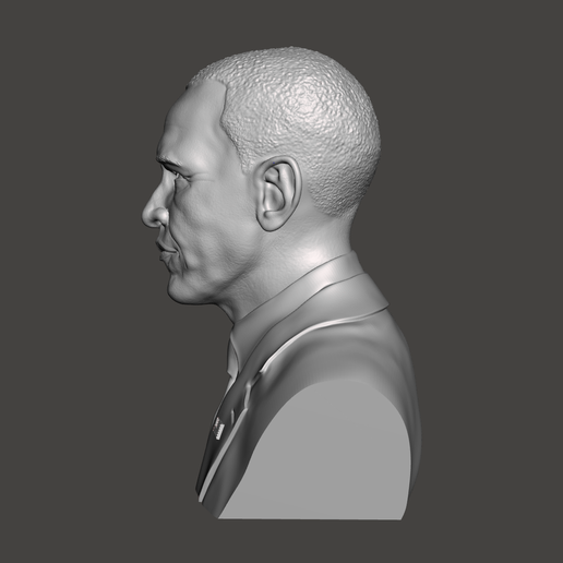4.png 3D модель Барака Обамы - высококачественный STL файл для 3D печати (ЛИЧНОЕ ИСПОЛЬЗОВАНИЕ)
