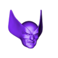 helmet with face(stl).stl X Men 97 style Wolverine Mask