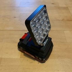 image0.jpeg Free 3D file Parkside X20V Team LED 48W Floodlight / Work Light・Object to download and to 3D print