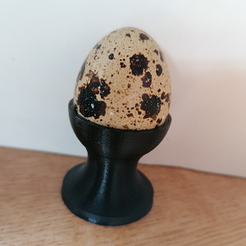 quail_egg_cup_pic.png Fichier STL gratuit Quail Egg Cup / Gobelet à œufs de caille・Modèle pour impression 3D à télécharger