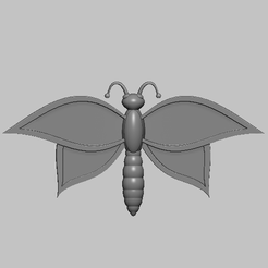 p3.png STL file BUTTERFLY, BUTTERFLY STL, OBJ・3D print design to download