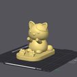 Kawaii-Cat-Phone-Holder-5.jpg Suporte de telemóvel para gato kawaii Modelo para impressão 3D