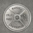 20230521_225740.jpg 45LBS / 20Kg Barbell Plate Coaster