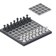 Chess_Board_V2_1.98.jpg Кубическая шахматная доска - Печатная 3d модель - STL файлы - Тип 2