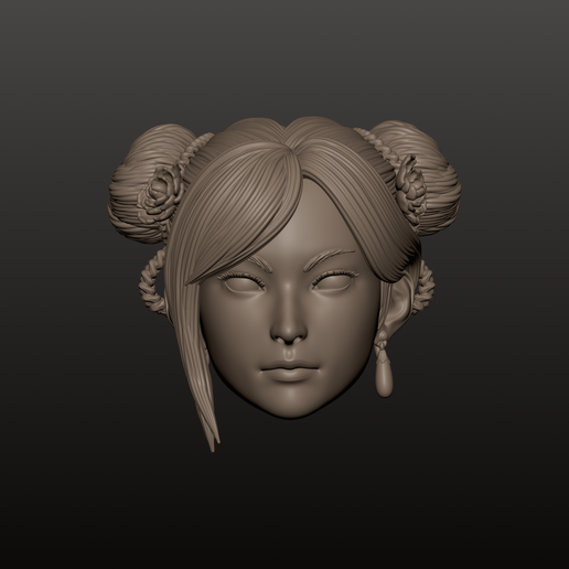 1/12 Chun Li Street fighter Head