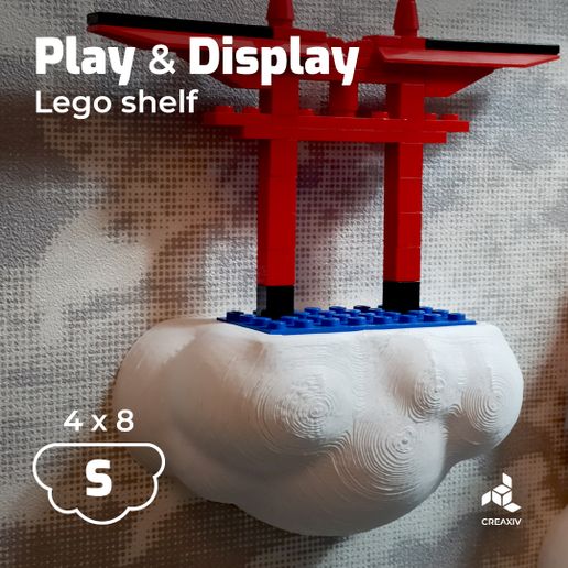 Lego shelf - Cloud S 3D model