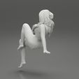 Girl-0036.jpg Girl sitting in Pajama With Open Butt Flap Sexy Sleep Suit Snowy 3D Print Model
