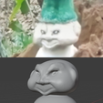 new-ELF-head-comparison.png Accurate "This was you as a baby"  Mestre Ensinador elf puppet head only