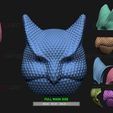 z11.jpg Squid Game Mask - Boss Mask Cosplay 3D print model