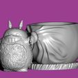 Render-4.jpg STL file Totoro Planter・3D printable model to download