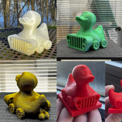 2.png Файл STL Джип с уткой・Модель 3D-принтера для загрузки