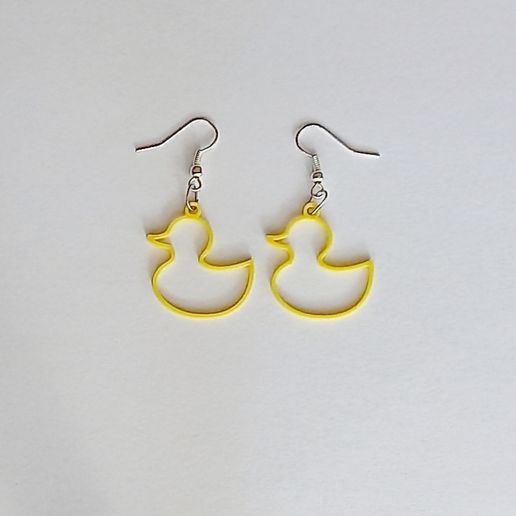 duck earrings, Jewelry 3D model